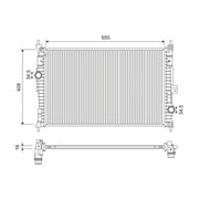 Valeo Engine Radiator 701173