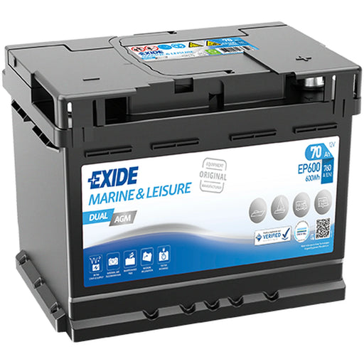 Exide Battery 12V 60Ah 680A EP500