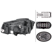 Hella Headlight Headlamp LED Right fits Mercedes-Benz A-Class 2012-2018