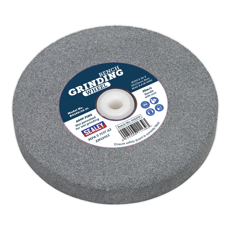 Sealey Grinding Stone150 x 20mm32(ï13)mm Bore A60P Fine BG150/15 Sealey - Dynamic Drive