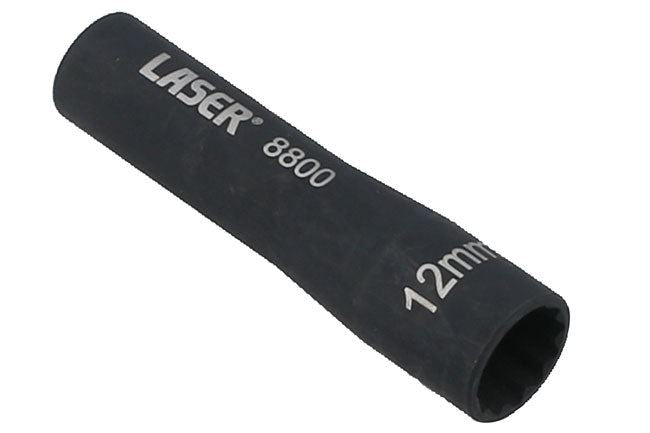 Laser Spark Plug Socket - 12mm Bi-Hex (12pt) Ducati Laser - Dynamic Drive