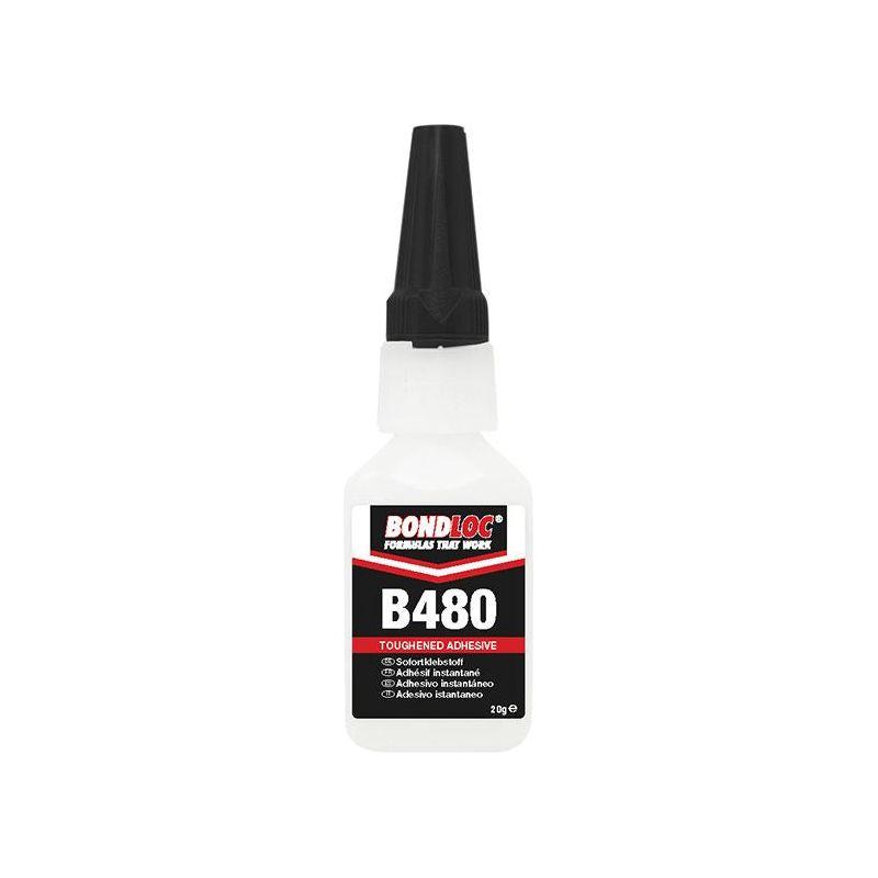 Bondloc B480 Black Rubber Toughened Cyanoacrylate 20g Bondloc - NN4 Online