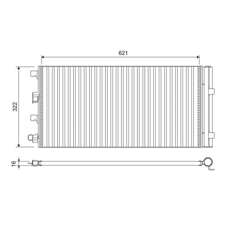 Valeo Air Conditioning Condenser 814178