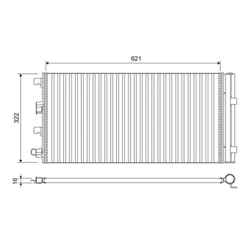 Valeo Air Conditioning Condenser 814178