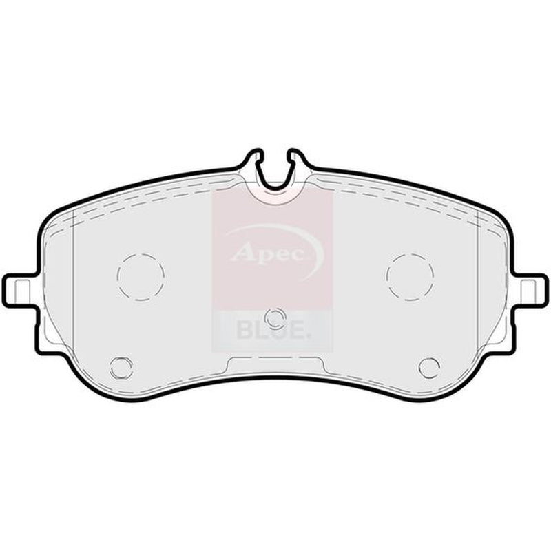 Apec Rear Brake Pad Set fits Man Tge 2017-2024 2.0