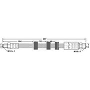 Borg & Beck Brake Hydraulic Hose Line Rear Right BBH6872