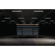 Draper BUNKER Workbench Roller Tool Cabinet, 15 Drawer, 61", Grey 08238 Draper - Dynamic Drive