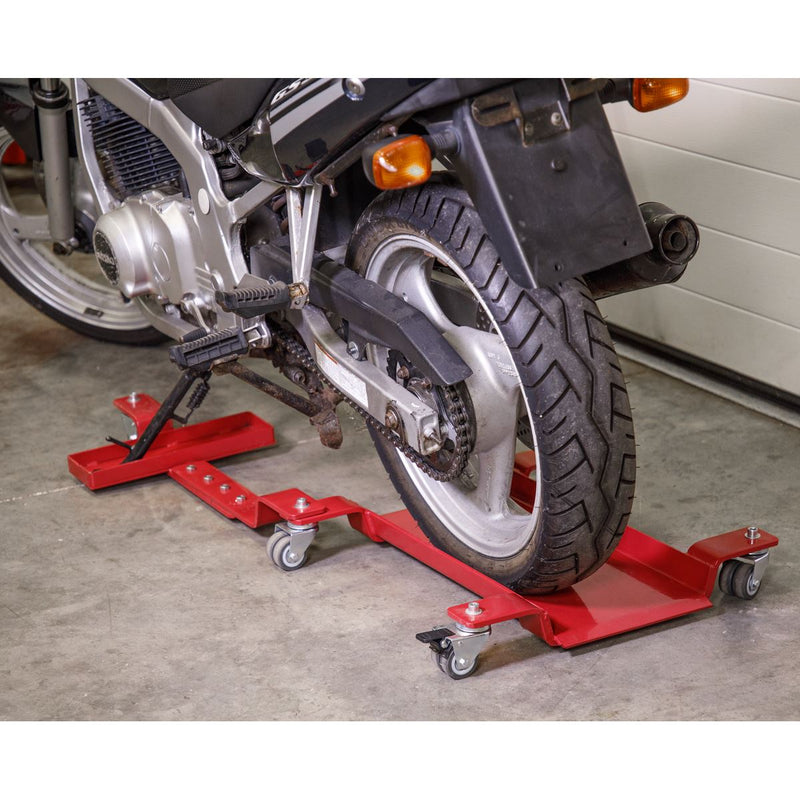 Sealey Motorcycle Dolly Rear Wheel Side Stand Type MS0630 Sealey - Dynamic Drive