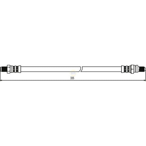 NAPA Brake Hydraulic Hose Line Rear NBH1085