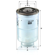 MANN-FILTER Full Service Kit with Air, Oil, Fuel fits Toyota Land Cruiser Prado