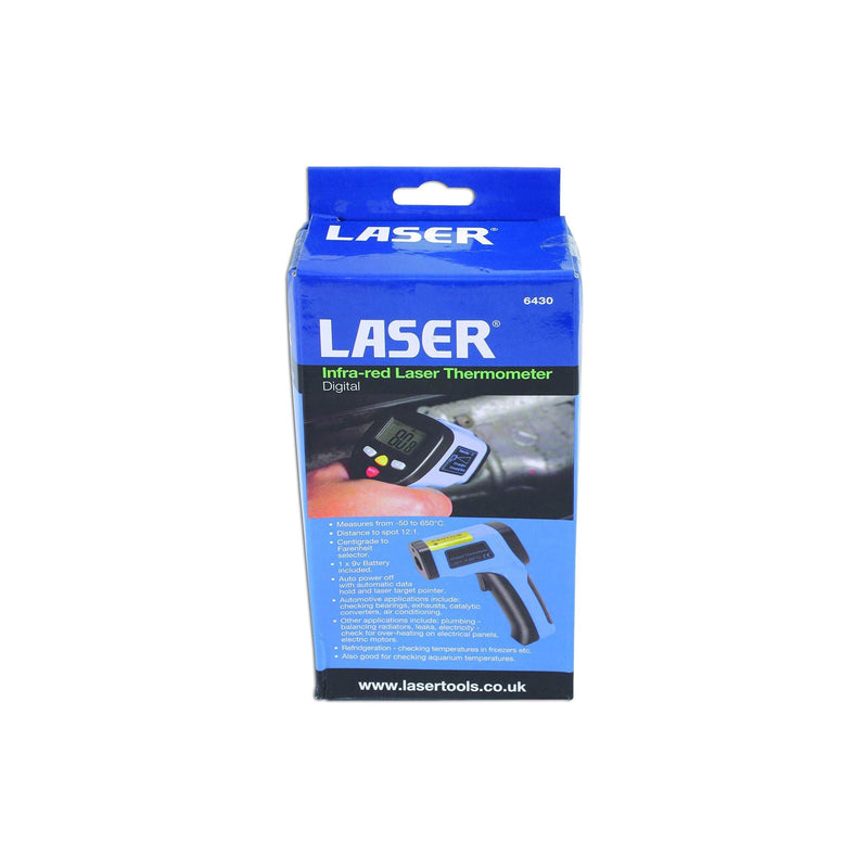 Laser Digital Infrared Thermometer - with MIN/MAX Data Function 6430 Laser - Dynamic Drive