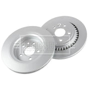 Borg & Beck Front & Rear Brake Discs & Pads fits Volvo XC60 I SUV 2015-2017