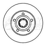 Key Parts Rear Brake Solid Discs & Pads fits Audi A4 B5 1994-2001