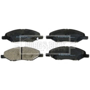 Borg & Beck Front Brake Vented Discs & Pads fits Nissan Tiida 2007-2012 1.5
