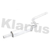 Klarius Box With Centre Pipe Centre fits VW Caddy III 2004-2010 1.9