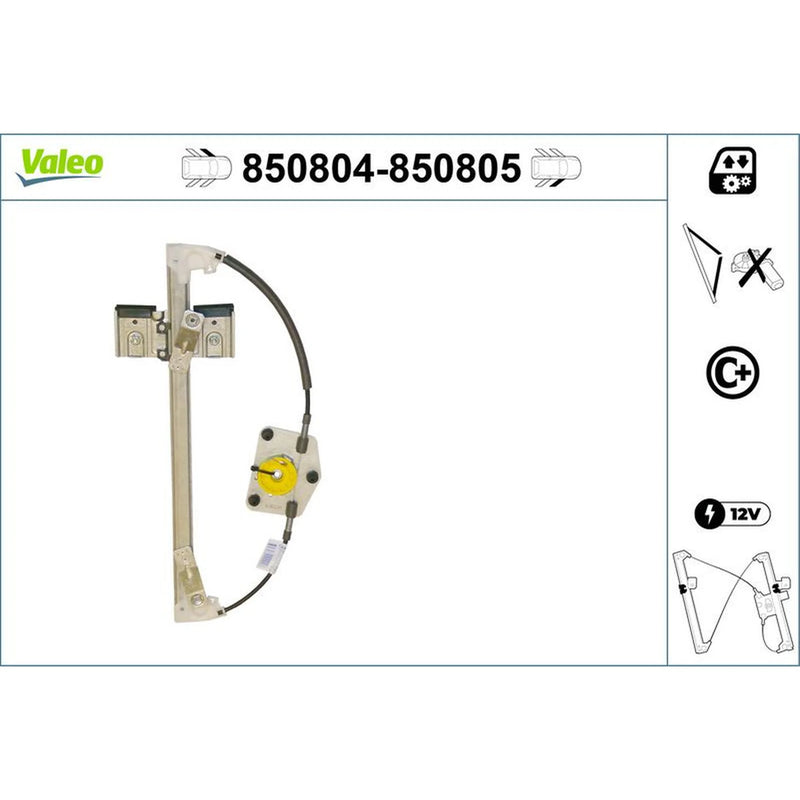 Valeo Electric Window Regulator Lifter Left Front 850804
