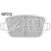 Key Parts 4 x Rear Brake Pad Set fits Ford Focus II 2009-2011 2.5