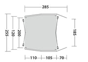 Outwell Dunecrest L Awning Green Outwell - Dynamic Drive