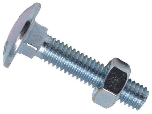 METALMATE Cup Square Hex Bolt & Nut ZP M6 x 30mm Box 50 METALMATE� - NN4 Online