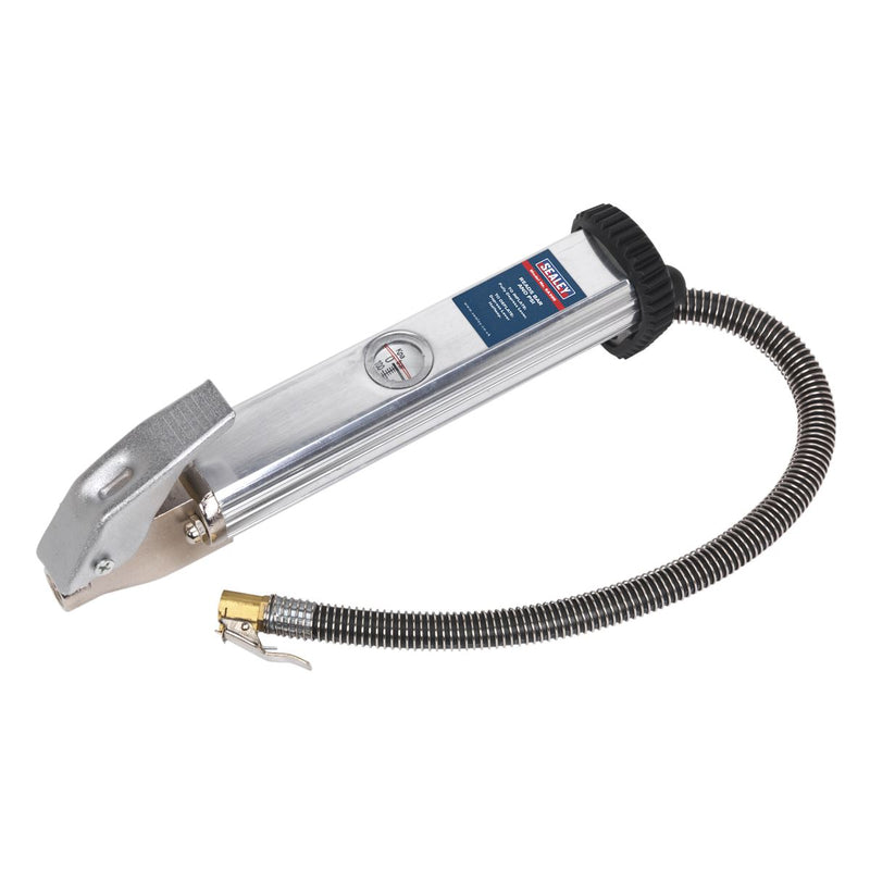 Sealey Tyre Inflator with Clip-On Connector SA395 Sealey - Dynamic Drive