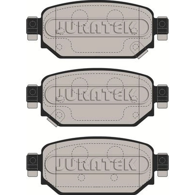 Juratek Rear Brake Pad Set fits Mazda 3 2013-2019 1.5 1.6 2.0 2.2
