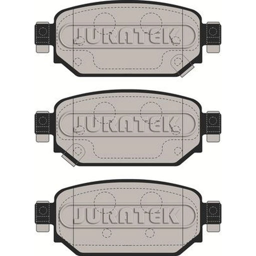 Juratek Rear Brake Pad Set fits Mazda 3 2013-2019 1.5 1.6 2.0 2.2
