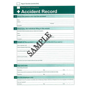 A5 Accident Book/First Aid Injury Record Book/Work Place Staff Accident Log Book Safety First Aid Group  - Dynamic Drive