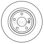 Borg & Beck Front & Rear Brake Discs & Pads fits Mercedes-Benz A-Class 2014-2018