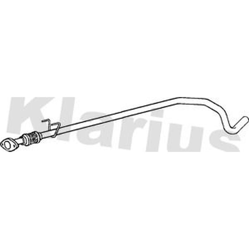 Klarius Exhaust Pipe OD fits Fiat Stilo 2001-2003 1.2