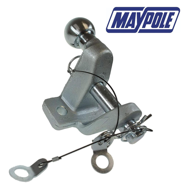 Maypole Tow Ball and Pin Towbar Coupling Hitch MP84 50mm Ball 25mm Pin Maypole - Dynamic Drive