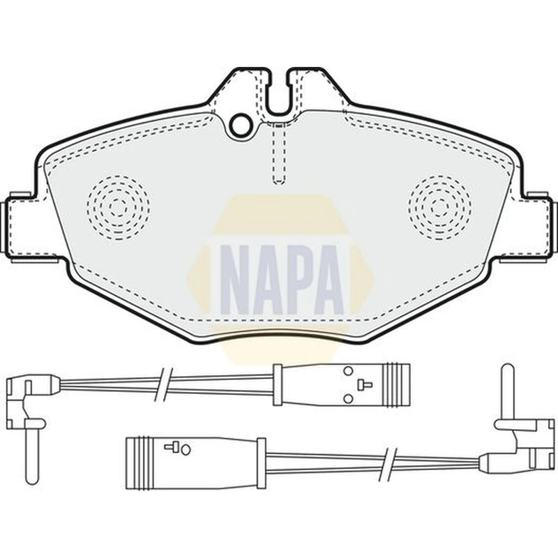NAPA Front Brake Pad Set NBP1003