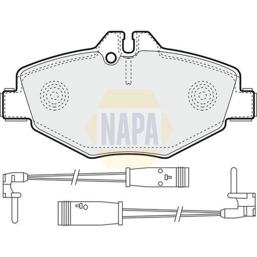 NAPA Front Brake Pad Set NBP1003