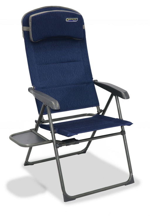 Quest Ragley Pro Recline Camping Caravan Chair with Side Table Quest - Dynamic Drive