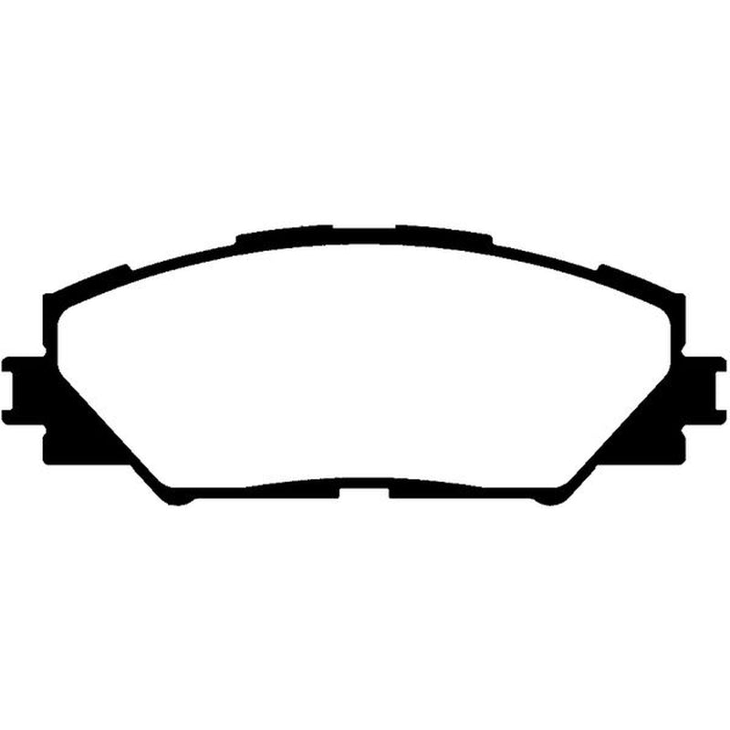 Abtex Front & Rear Pads fits Toyota Prius Plus 2011 on 1.8