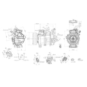 Hella Air Conditioning Compressor fits Audi A1 2018 on