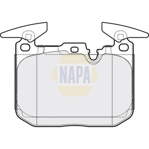 NAPA Front Brake Pad Set NBP1608