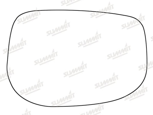 Summit Heated Backing Plate with Standard Glass fits Honda Jazz 09-19 RHS Summit - Bars 4 Cars