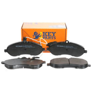Key Parts 4 x Front Brake Pad Set fits Citroën Dispatch II 2007-2016 1.6 2.0