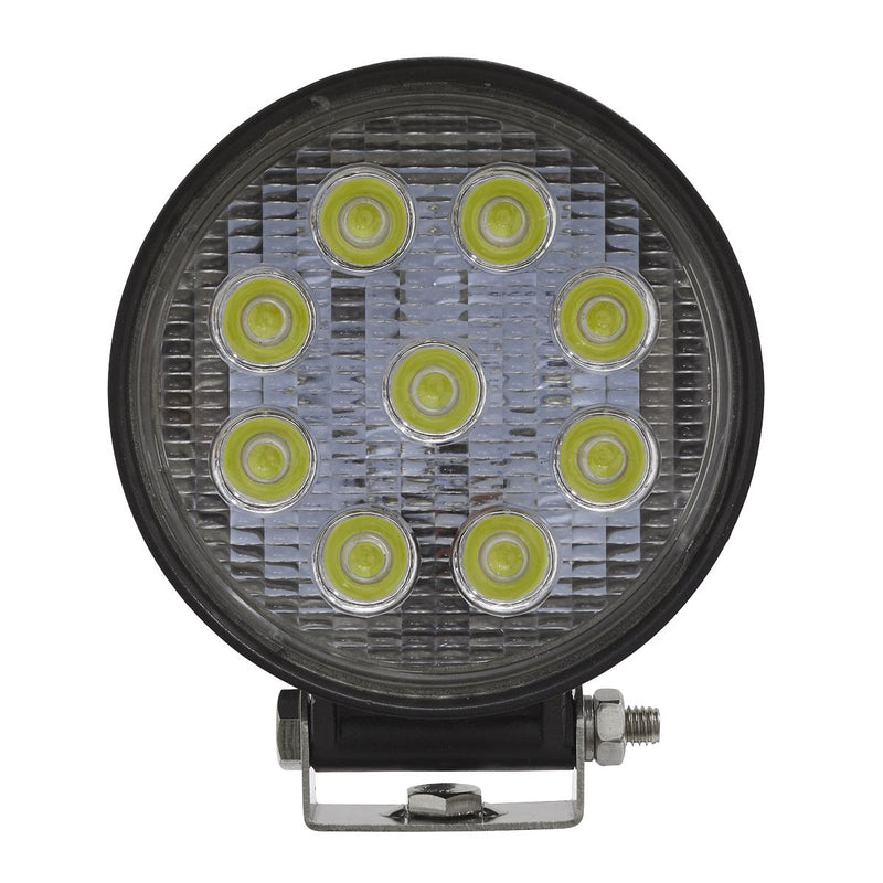 Sealey Round Worklight with Mounting Bracket 27W LED LED3R Sealey  - Dynamic Drive