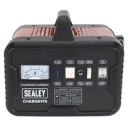 Sealey Battery Charger 19Amp 12V/24V 230V CHARGE115 Sealey - Dynamic Drive