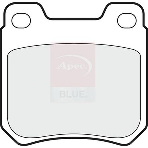 Apec Rear Brake Pad Set fits Opel Omega B 1994-2003 2.0 2.2 2.5 2.6 3.0 3.2