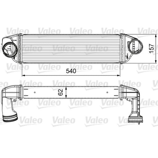 Valeo Intercooler (Charge Air Cooler) 818642