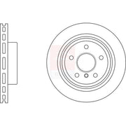 Apec Front Vented & Rear Vented Brake Discs & Pads fits BMW 5 2010-2017