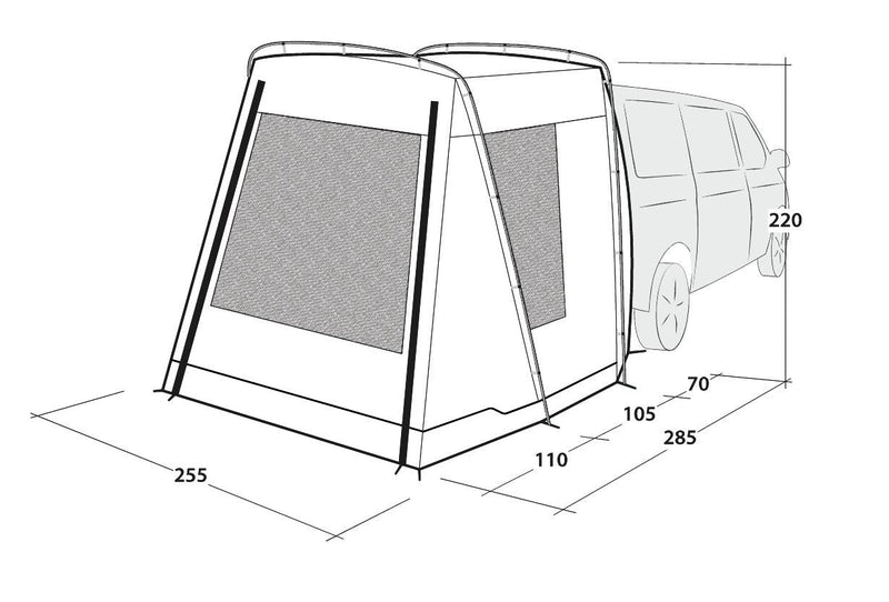 Outwell Dunecrest L Awning Green Outwell - Dynamic Drive