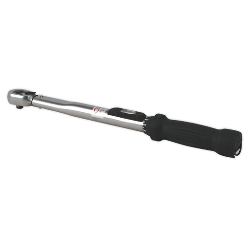Sealey Torque Wrench Locking Micrometer Style 3/8"Sq Drive10-110Nm(10-80lb.ft) C Sealey - Dynamic Drive