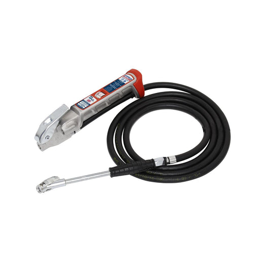 Sealey Tyre Inflator 2.5m Hose with Twin Clip-On Connector SA37/95 Sealey - Dynamic Drive
