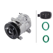Hella Air Conditioning Compressor fits Abarth Grande Punto 2007-2010 1.4