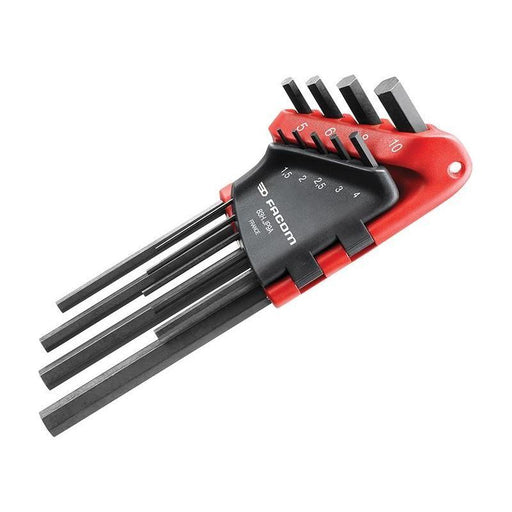 Facom 83H.JP9A Metric Hexagon Key Long Arm Set, 9 Piece Facom - NN4 Online