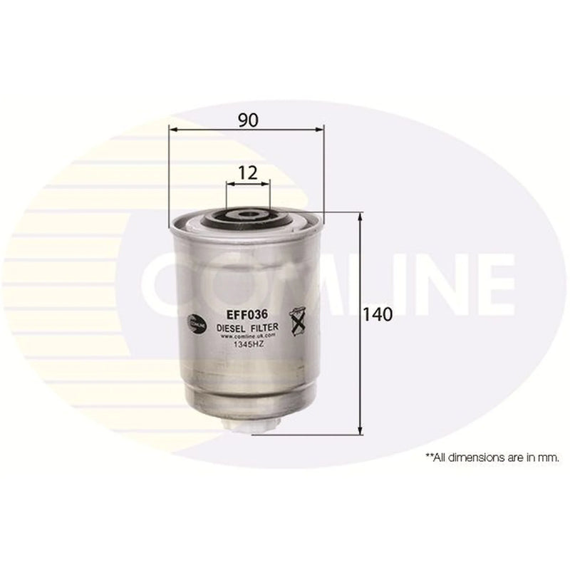 Comline Fuel Filter Element fits Ford Transit 1994-2000 2.5
