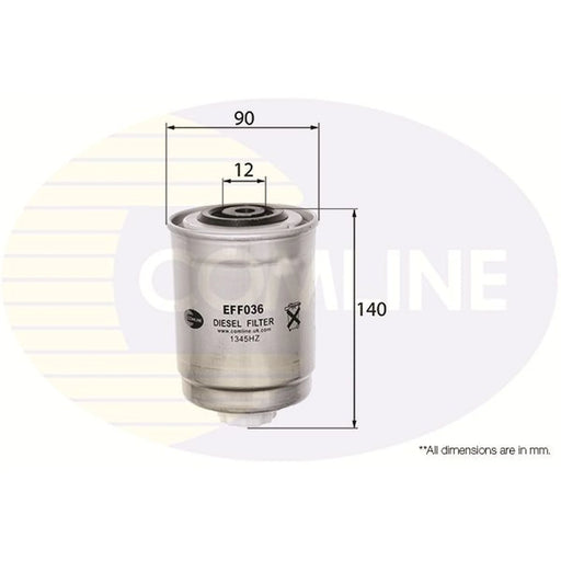 Comline Fuel Filter Element fits Ford Transit 1994-2000 2.5